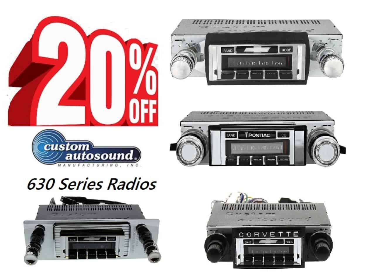 A Radio: 20% off ALL CAS 630 Series TILL SOLD OUT